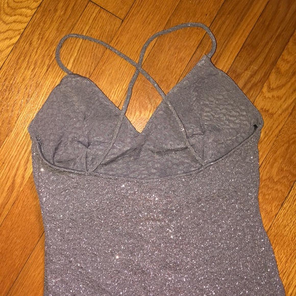 Gray sparkly dress - Picture 4 of 4